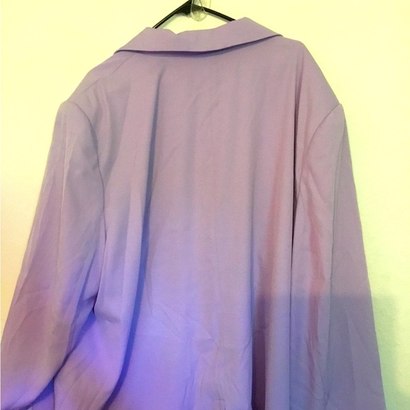 Lilac oversized blazer size 4X - Picture 3 of 3